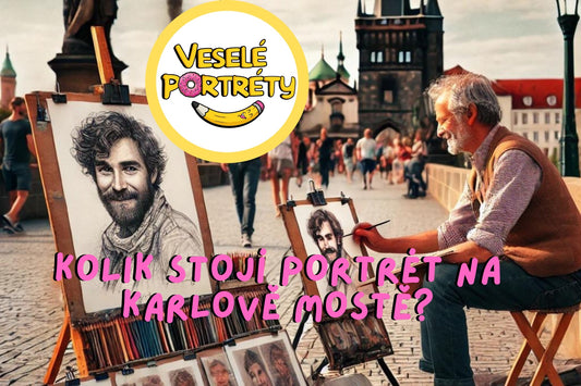 Kolik stojí portrét na Karlově mostě v Praze obrázek k článku veseleportrety.cz | ručně malované portréty